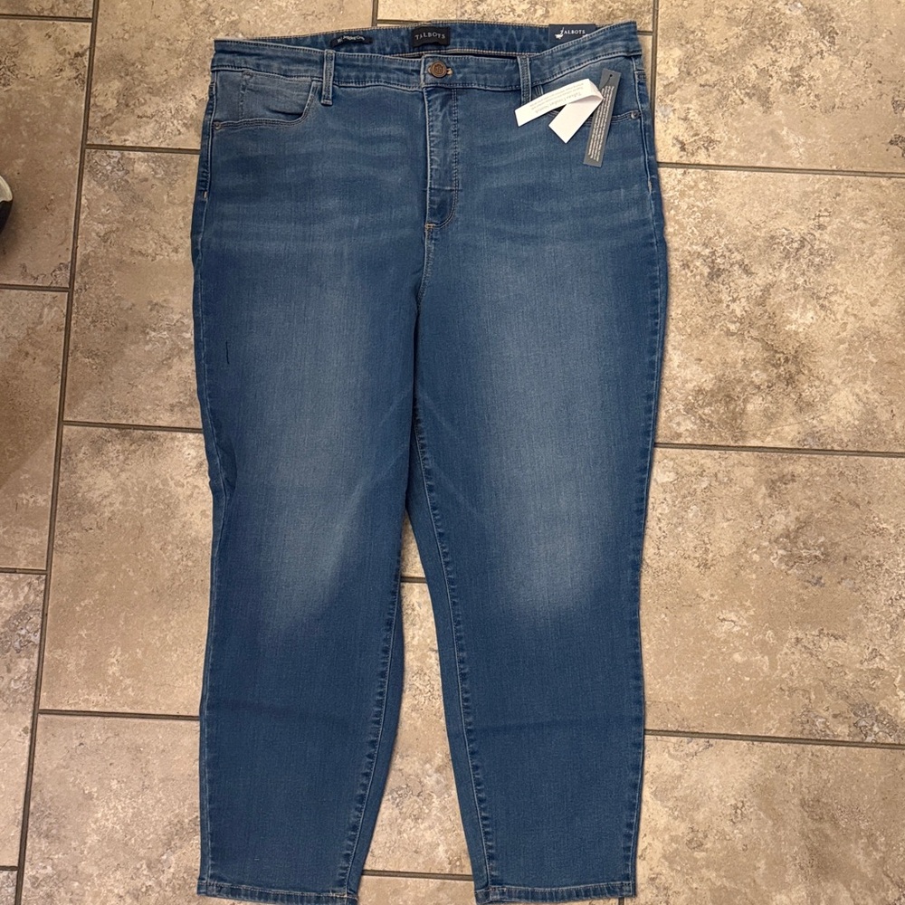 New Talbots Women’s Cropped High-waist jegging